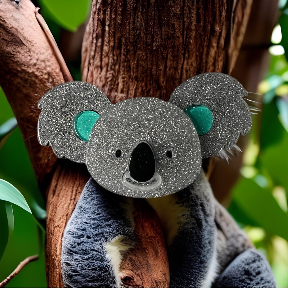 Koala Acrylic Brooch